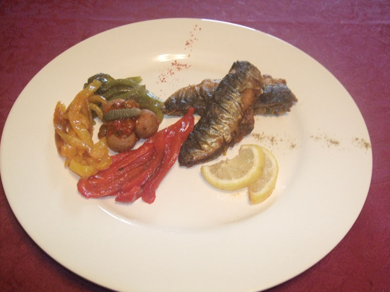 Sardines au poivre