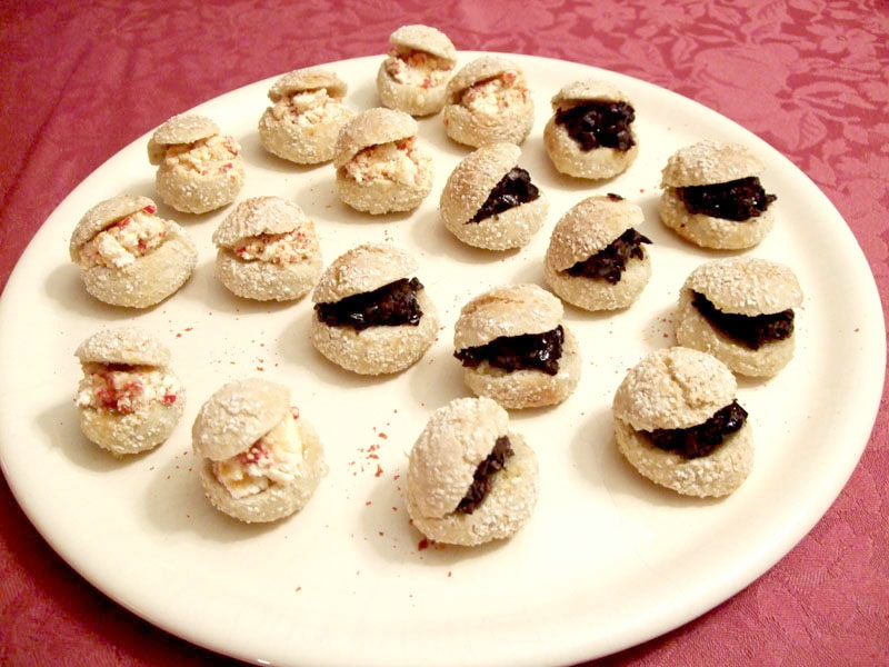 Olives marinées et munster frais